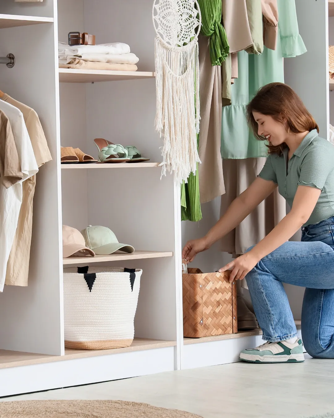 rs=w_3070,m (1) woman organizing open closet